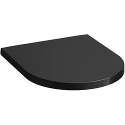 LAUFEN Kartell WC-Sitz mit Deckel, abnehmbar, H8913320200001, Farbe: Schwarz glänzend
