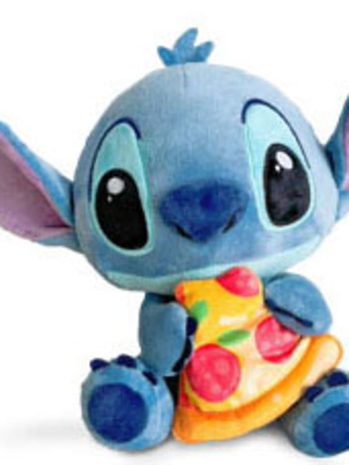 Simba Kuscheltier "Stitch mit Pizza" - ab Geburt - onesize