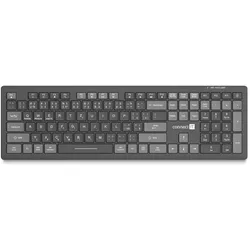 Connect IT kancelářská klávesnice MultiDevice, Bezdrátová, CZ + SK, šedá (DE, Kabellos), Tastatur, Grau