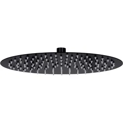 Helloshop26 - Regenduschkopf Sprühduschkopf Duschkopf Badezimmerzubehör Edelstahl 30 cm rund schwarz 02_0002074
