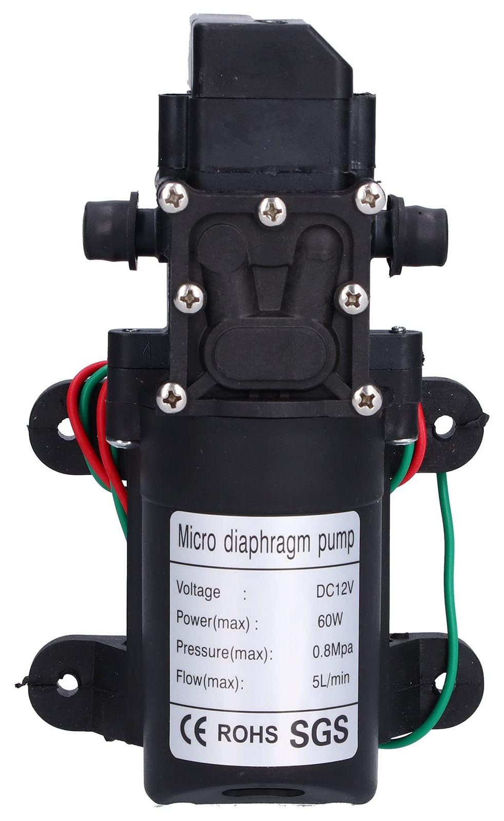 Dripio 12V membraanpomp 60W zelfaanzuigend voor tuinirrigatie