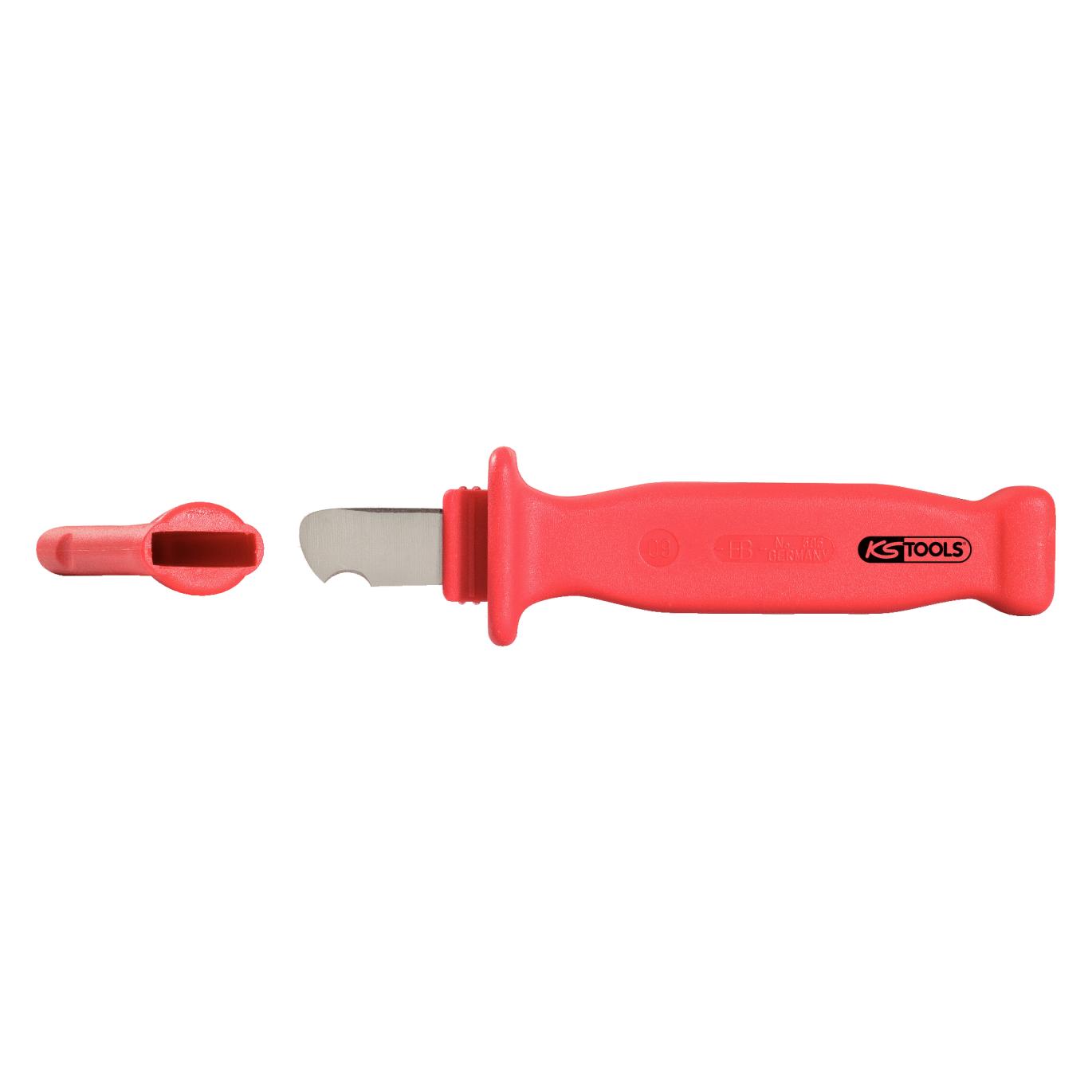 KS Tools Isoliertes Abmantelungsmesser, 182mm (18.20 cm) (117.1391)