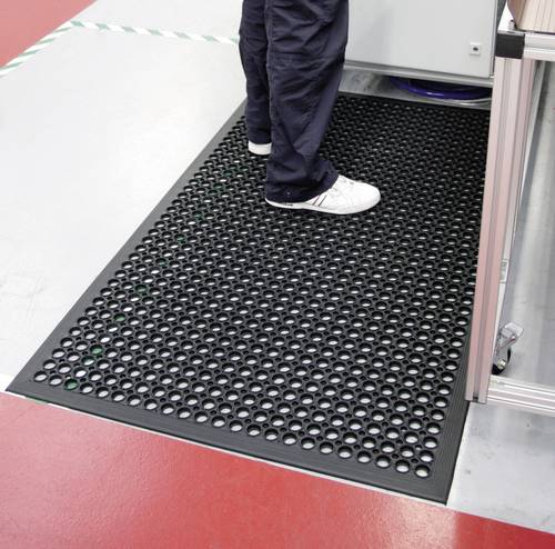 Anti-Ermüdungsmatte Rampmat, Rutschhemmung R10, SBR-Gummi, 900x1500mm