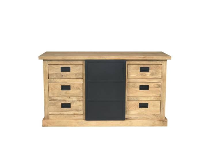 Buffet industriel à porte coulissante 160 cm
