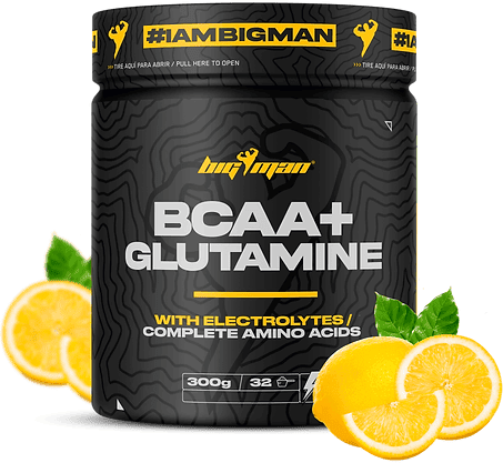 Bigman BCAA + Glutamine Electrolytes 300g Melão