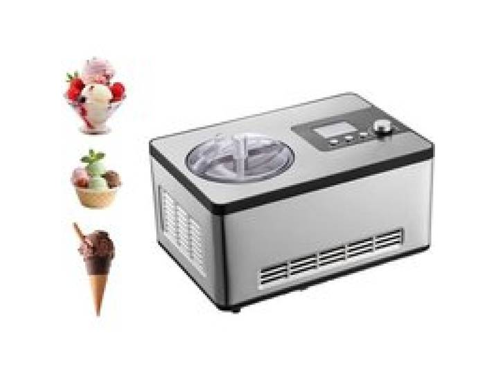 Uimoso Sorbetière Automatique 2L - Glaces Sorbets Yaourts Maison Compresseur 180W Rapide & Silencieuse Sans Pré-congélation