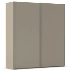 rauch ORANGE Schwebetürenschrank Taro 201 x 223 cm Dekor Grau Fango