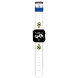 Kids Kinder-Smartwatch Real Madrid mit LED, Schrittzähler, Stoppuhr, Wecker und Timer / Rm00047, Smartwatch