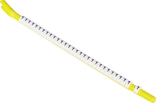TE Connectivity STD03W-9 Kennzeichnungsclip Aufdruck 9 Außendurchmesser-Bereich 1.90 bis 2.65mm 070440-000