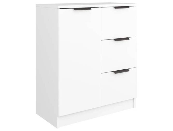 Buffet(1 pc) Commode Vaisselier Meuble Rangement Blanc 60x30x70 cm Bois d'ingénierie B7473