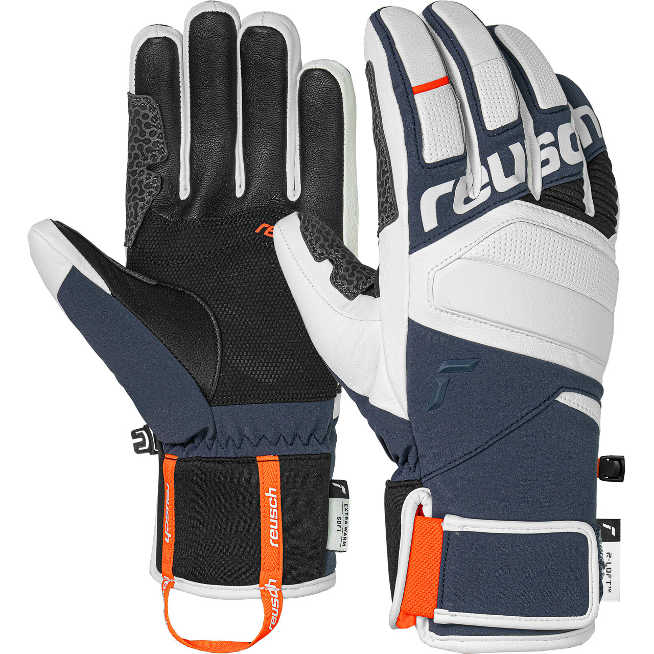 Reusch Herren Handschuh SPEED PROJEKT white/dress blue - 9,0