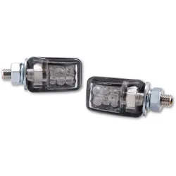 HIGHSIDER smart Picco LED Blinker Gehäuse Schwarz / Linse Klar (Paar), Hinten