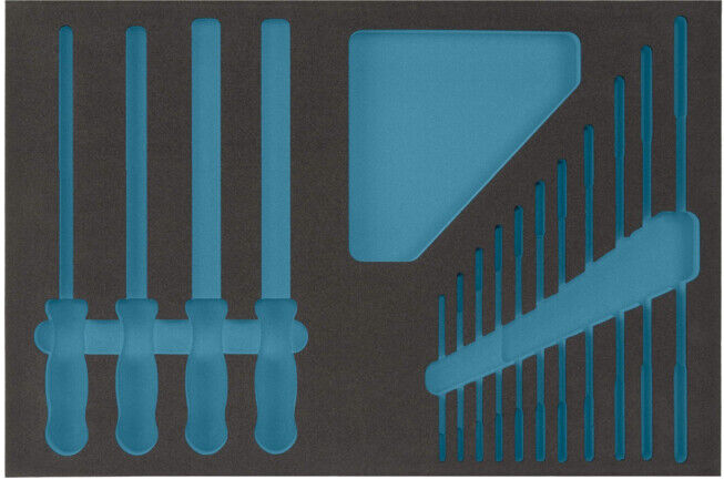 Garniture en mousse souple bimatière 163-55L HAZET (163-55L)
