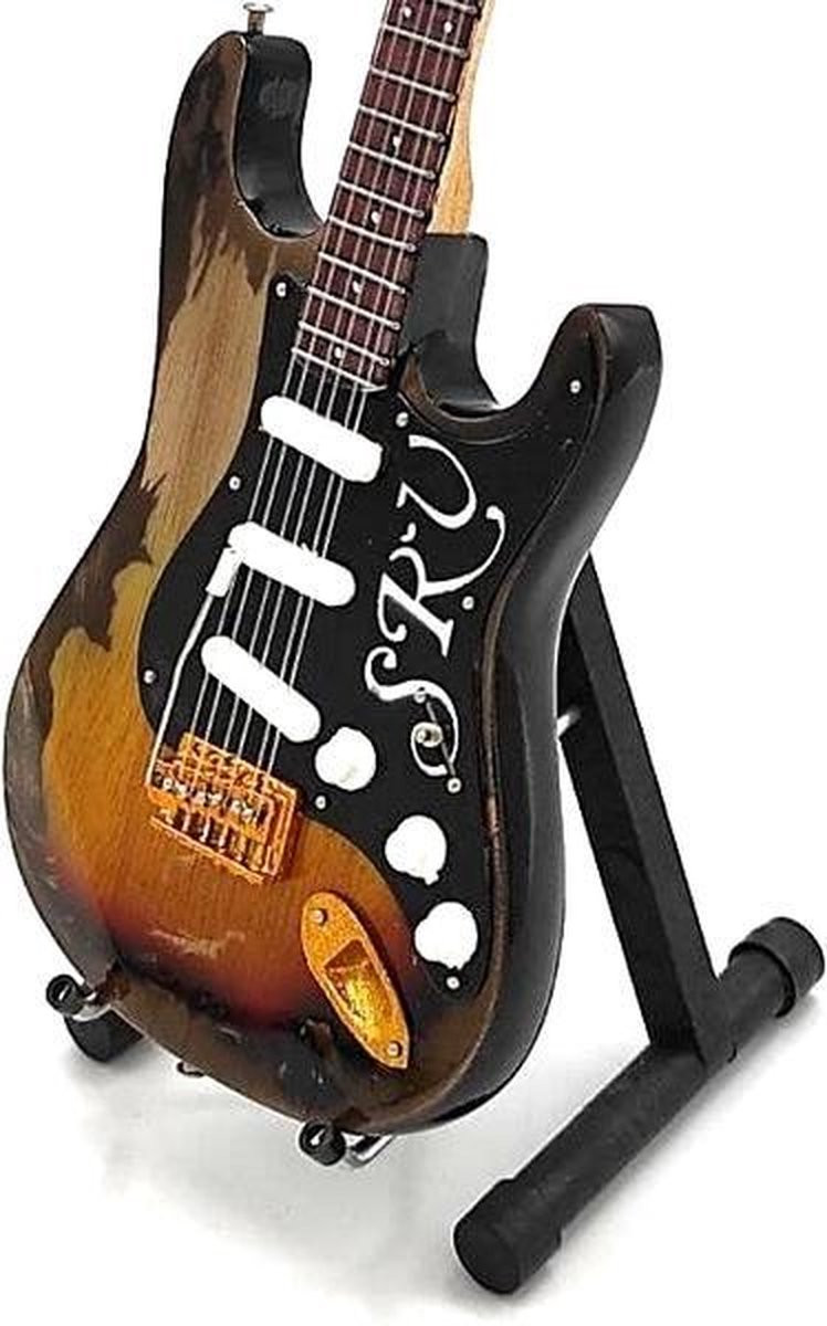 Miniatuur gitaar Steve Ray Vaughan voor volwassenen
