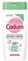 Cadum Natural Caresse Crème de Douche à la Fleur de Rose Sauvage 400 ML - Flacon 400 ml