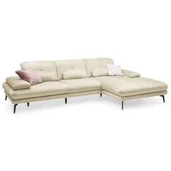 set one by Musterring Ecksofa SO 3500 Stoff Beige Natur