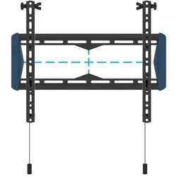 b-tech Elements Tilt 400 Flat Screen (Wand, 50 kg), TV Wandhalterung, Schwarz