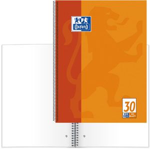 Oxford Collegeblock 100050359, A4, ohne Rand, 90 g/m², 80 Blatt, blanko