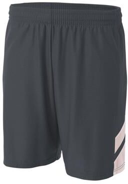 A4 N5178 Fast Break Shorts in Graphite Grey size 2XL   Polyester/Spandex Blend