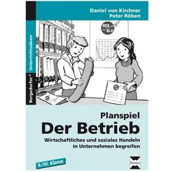 Planspiel: Der Betrieb, Schulbücher von Daniel von Kirchner, Peter Röben