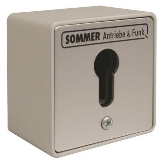 Sommer AP Schlüsseltaster 5006V000 1 Kontakt ohne Zylinder IP54 (S12760-00001)