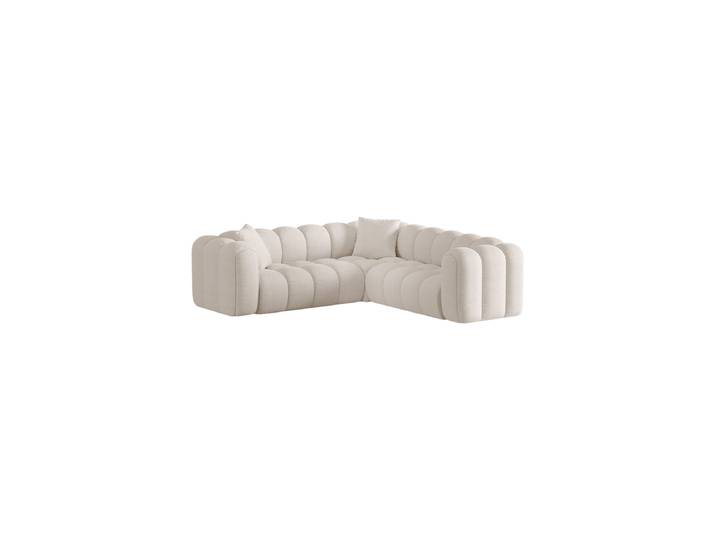 5-Sitzer Design Ecksofa „Elise“ Strukturstoff Beige CXL by Christian Lacroix