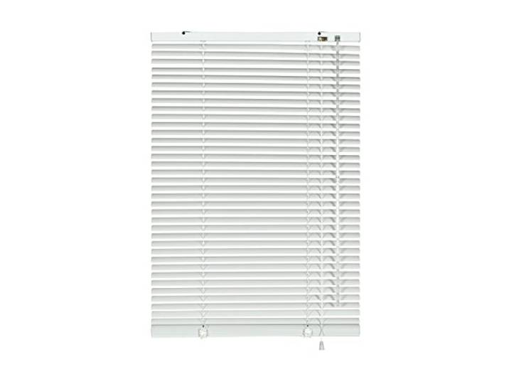 Gardinia Alu-Jalousie, Sicht-, Licht- und Blendschutz, Wand- und Deckenmontage, Alle Montage-Teile inklusive, Aluminium-Jalousie, Weiß, 200 x 175 cm (BxH), 6341