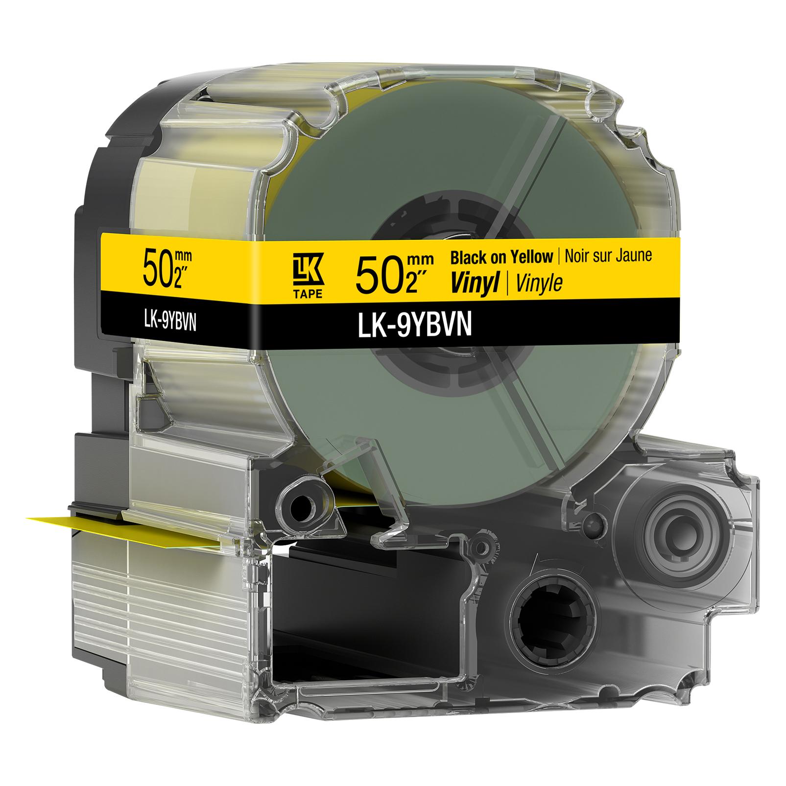 Epson LK-9WBVN (5 cm, Schwarz, Gelb) (C53S659003)