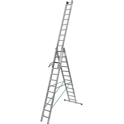Krause STABILO Vielzweckleiter TRBS, Stufen 3 x 12, Arbeitshöhe 9,10 m