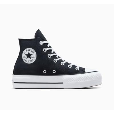 Sneaker CONVERSE "CHUCK TAYLOR ALL STAR LIFT PLATFORM CANVAS", Herren, Gr. 36, schwarz-weiß (schwarz, weiß, weiß), Textil, Schuhe Sneaker