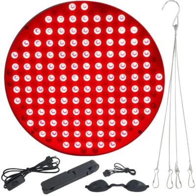 Useful Little Things Round LED Red Light Therapy Panel With Desktop Stand light Panel Set