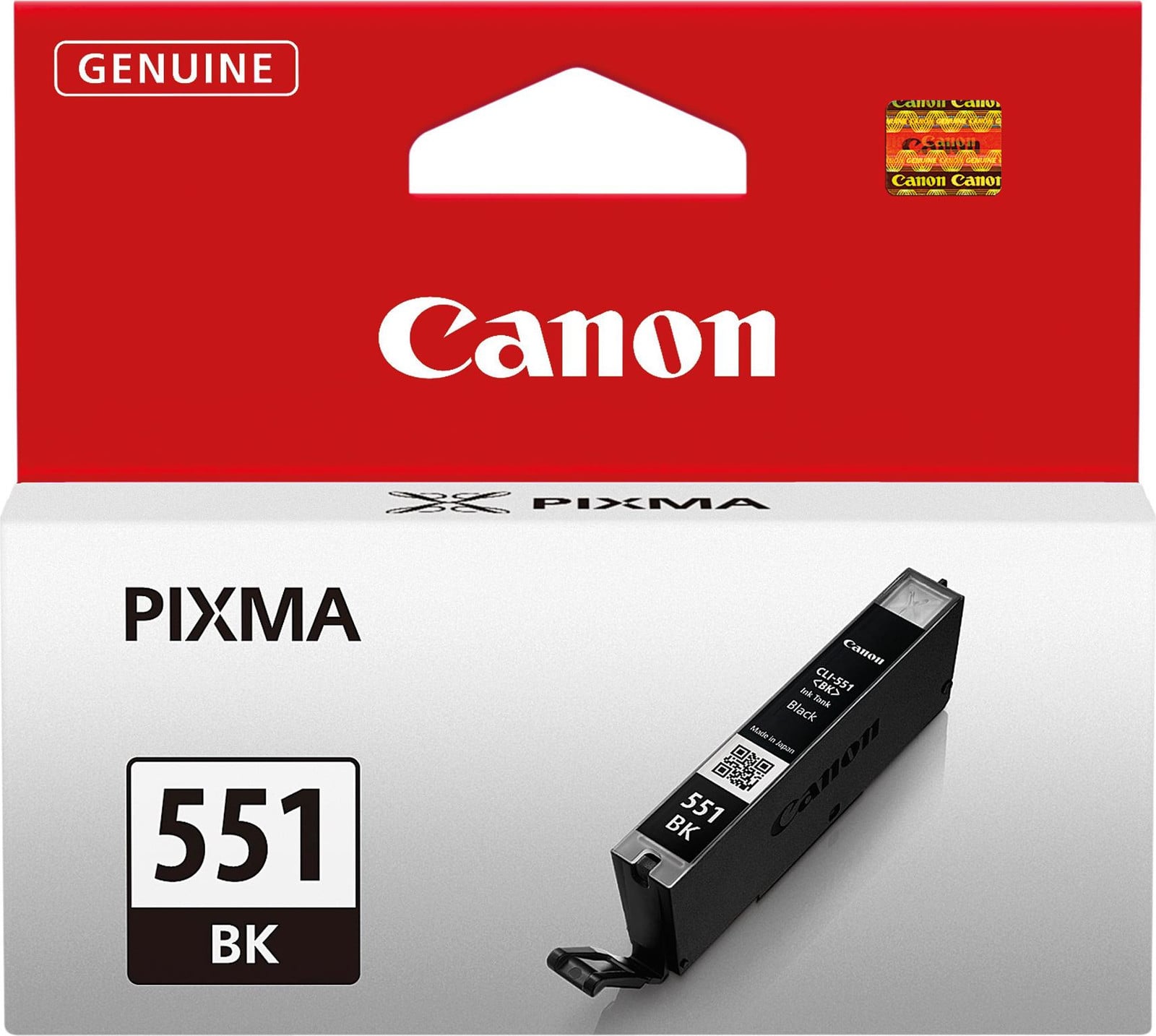 Canon CLI-551 inktcartridge, zwart