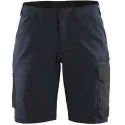 Damen Stretch Service-Shorts "7123" - C42 - Dunkelmarine/Schwarz