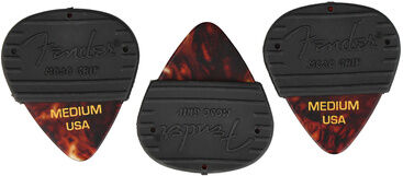 Fender Mojo Grip Picks 3 Pack Tortoise Shell