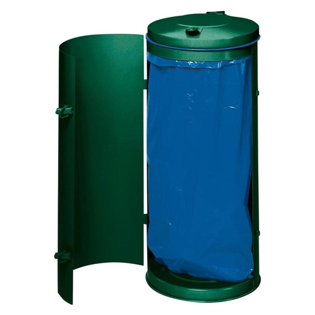 VAR Abfallsammler-Einfachtür 120 l moosgrün H 980 mm (120 l) (230412)