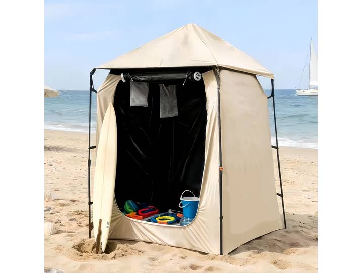 Tente de camping extérieure pour douche et bain, cabine de change, toilettes, tente de voyage imperméable, tente de plage
