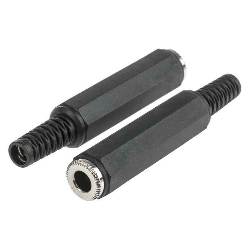 RS PRO Klinken-Buchse 6,35 mm Gerade, 3-polig Stereo Kabelmontage (392598)