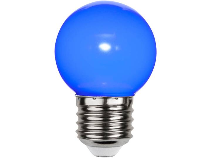 Schönenberger Leuchtmittel Bulb Outdoor Glas E27 T 4.5 cm 1.2 W - Farbe: Blau