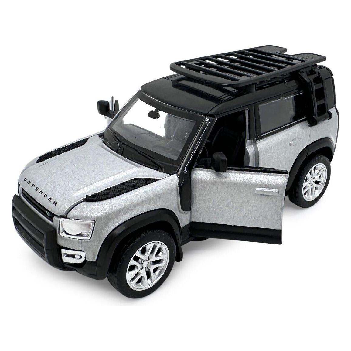 Schnarwiler Land Rover Defender 110 Diecast 1:43 silber 2in1 (402613)