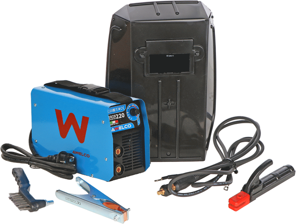 AWELCO IRIS 220 - Poste à souder Inverter (MMA), à courant continu (DC)