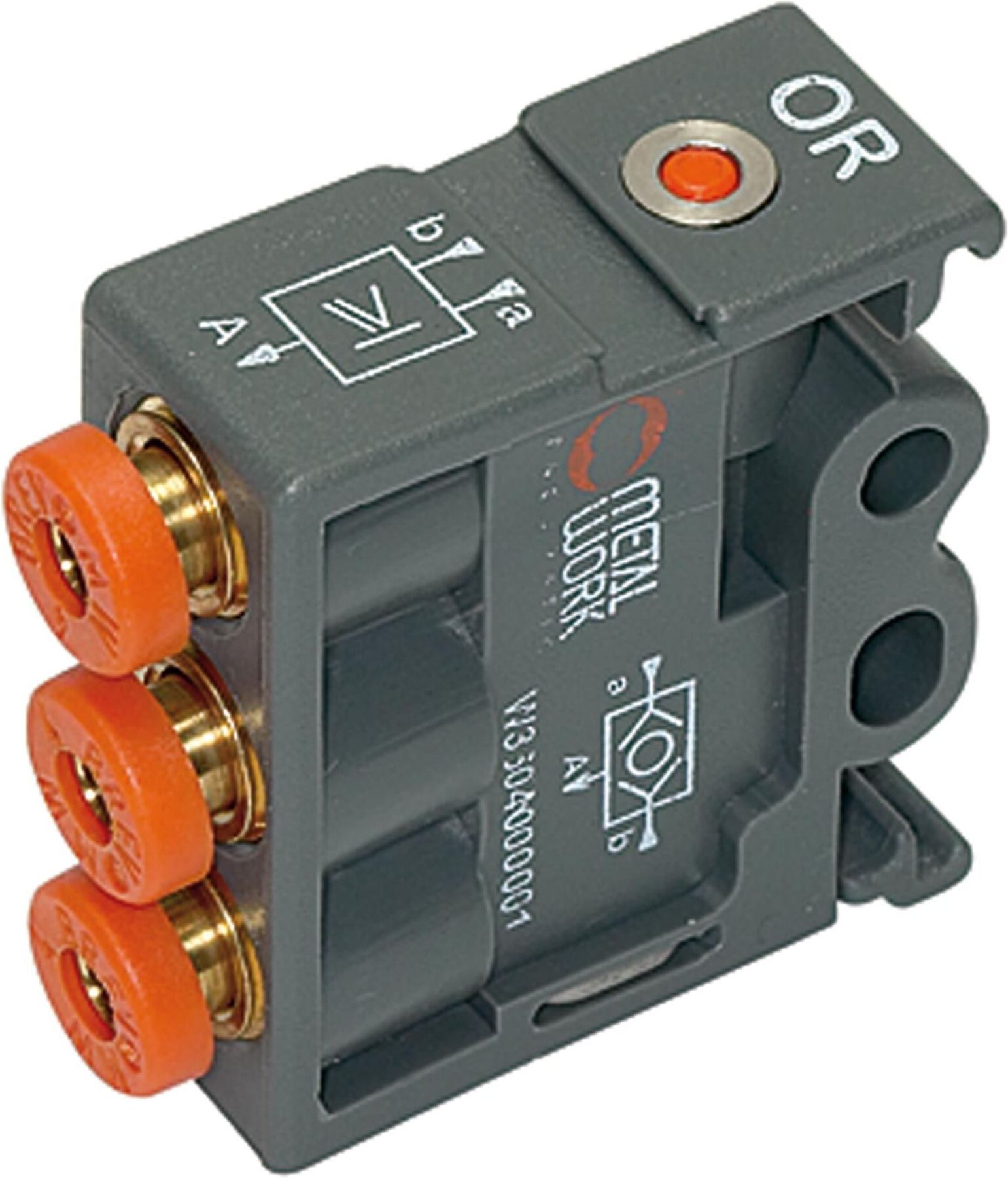 Riegler Pneumatik Logikelement, OR, Technopolymer, DN 2,7 (W 36-1)