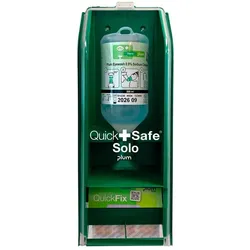 Plum, Pflaster, Augenspülstation QuickSafe Solo 0,5 l + Pflasterrefill B140 mm Haltbarkeit 3 Jahre(ungeöffnete Fl... (1x)