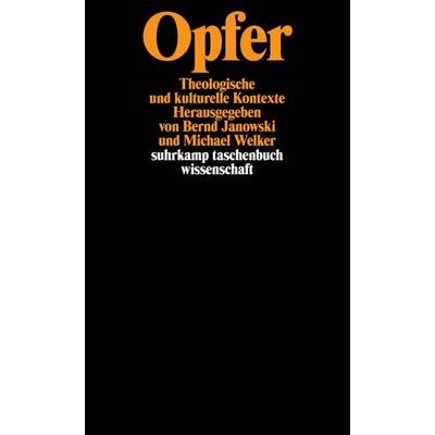Opfer, Taschenbuch von Bernd Janowski,Michael Welker, Suhrkamp, 978-3-518-29054-5