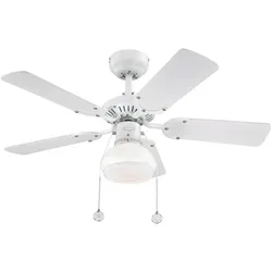 Deckenventilator Princess Radiance Weiß 90 cm mit Licht