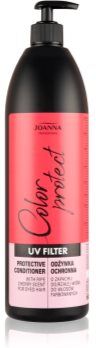 Joanna Professional UV Filter condicionador de proteção para cabelo danificado pelo sol fragrâncias Cherry 1000 g. Professional UV Filter