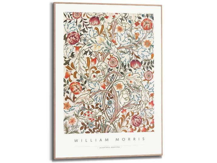 Poster REINDERS William Morris , bunt (farbe bild(er): bunt), B:50cm H:70cm T:2,2cm, MDF, Bilder, Poster