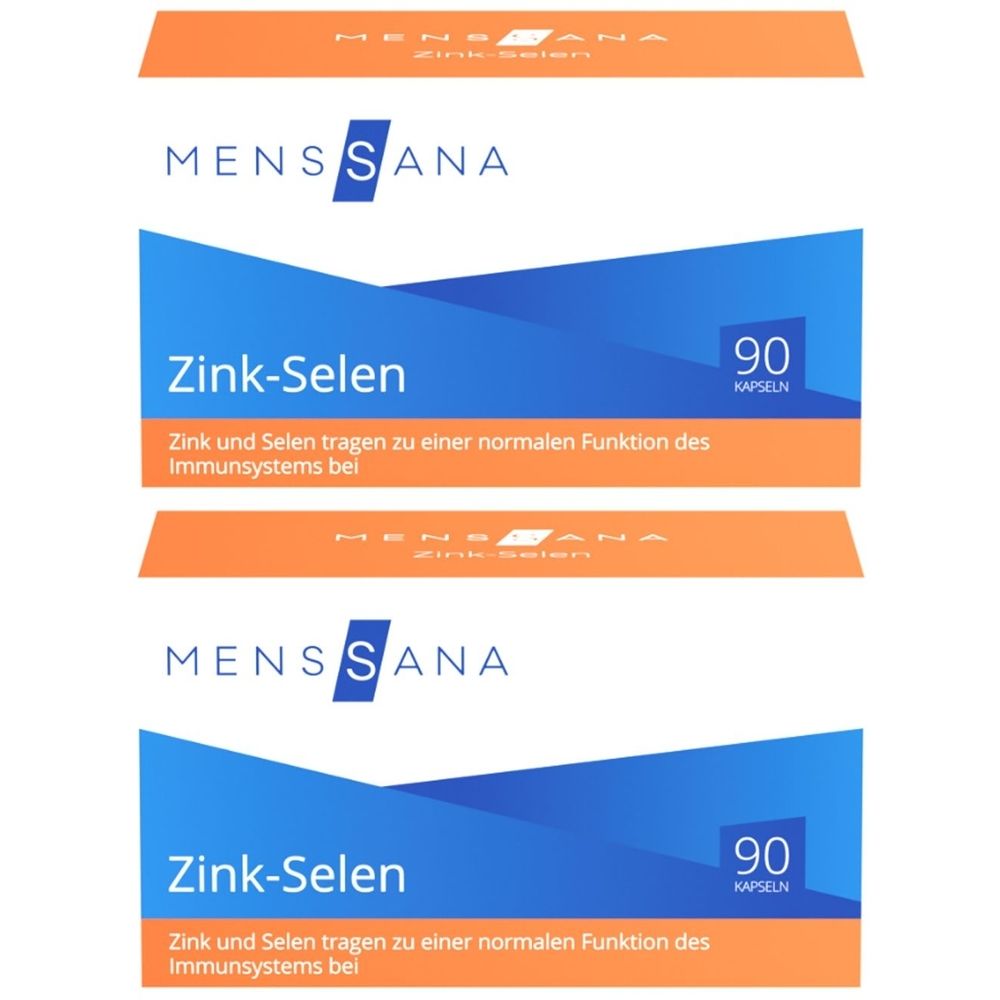 Zink Selen MensSana Kapseln 2x 2x90 St