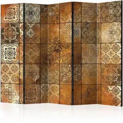 Paravent Old Tiles II Braun/Beige