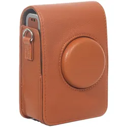 Loveinstant Etui Pokrowiec Futerał Case Osłona Torba Fujifilm Instax Mini Evo Brązowy / Pion, Kameratasche, Braun