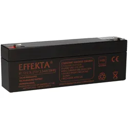 Effekta BT 12-2,3 AGM Bleiakku 12V 2,3Ah – wartungsfreier VRLA-Akku